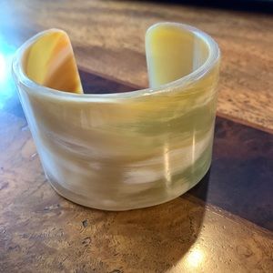 Buffalo Horn cuff bracelet / really cool piece